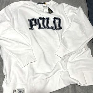 Mens Big and Tall Polo Ralph Lauren collegiate sweatshirt
